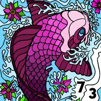 Koi Fish Color by Number icon