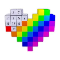 Color by Number 3D Voxel paint icon