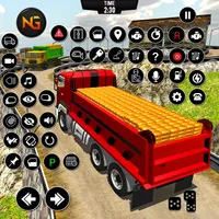 Uphill Gold Truck Simulator 3D icon