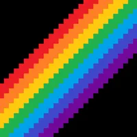 Rainbow colors live wallpaper icon
