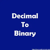 Decimal To Binary icon