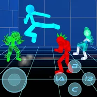 Stickman Neon Street Fighting icon