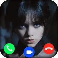 Wednesday Addams Fake Call icon