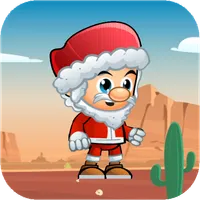 Winter Christmas Santa Runner icon