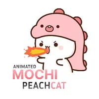 Mochi Peach Cat WASticker icon