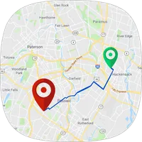 GPS Route Finder + Location sh icon