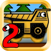 Kids Trucks: Puzzles 2 - Gold icon