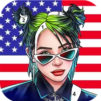 American Color, Coloring Games icon