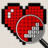 Numbering cross-stitch icon