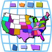 USA Map Puzzle icon