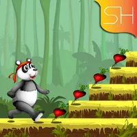 panda jump run icon