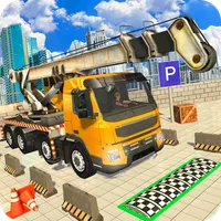 Construction Crane Truck Park icon