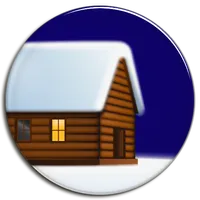 Xmas Snowy Cottage Theme icon
