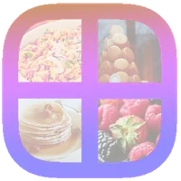 Pics Layout create fun Images  icon