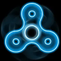 Fidget spinner glow icon