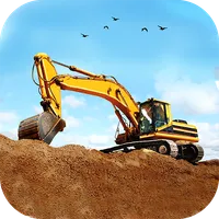 Excavator Construction Machine icon