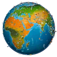 world map atlas 2023 icon