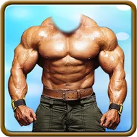 Body Builder Photo Suit - Home icon