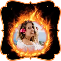 Fire Photo Frame Editor icon