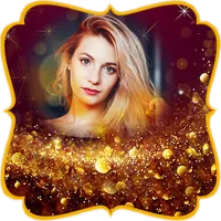 Glitter Photo Frame Editor icon