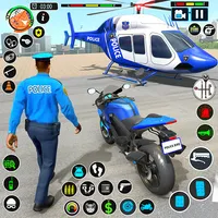 US Police Moto Bike Games icon