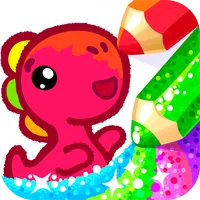 Coloring games for kids age 5 icon