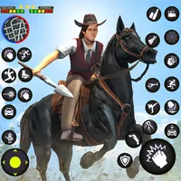 Gangster Crime Gun Cowboy Game icon