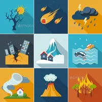 Disaster Management(Earthquake icon