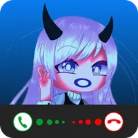 Fake Video Call Gacha Life icon