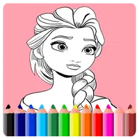 Princess Coloring:Drawing Game icon