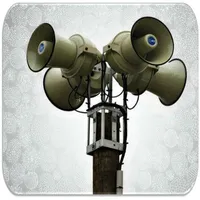 Emergency sirens sounds icon