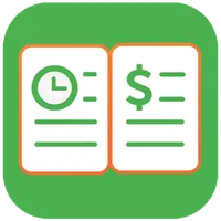 Green Timesheet - shift work l icon