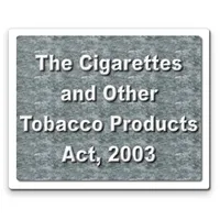 COTPA 2003 : Cigarette & Other icon