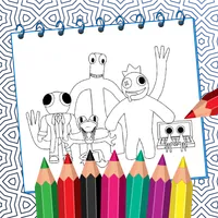 Rainbow Friends Coloring Book icon