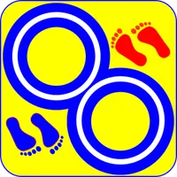 Eight pattern walking icon