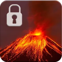 Volcano Eruption Screen Lock icon
