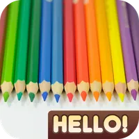 Hello Color Pencil icon