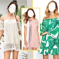 Women Tunic Dress Photo Suit icon
