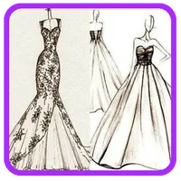 Drawing Dress Gown icon