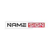 Name Sign icon