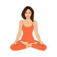 Rhythmic Breathing. Meditation icon