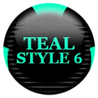 Teal Icon Pack Style 6 icon