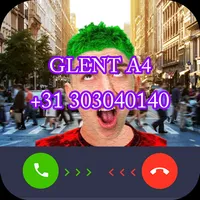 Glent A4 Video Call & Stickers icon