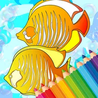 Underwater World Coloring Book icon