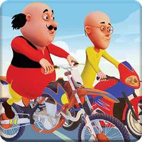 Motu Patlu Speed Bike Racing icon