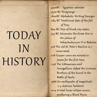 Today in History icon