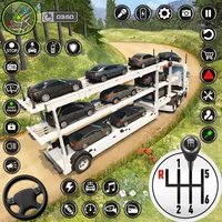 Offroad Car Transporter Truck icon