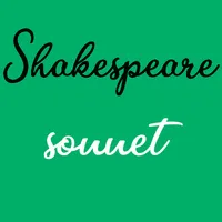 Love poem Sonnet Shakespearien icon