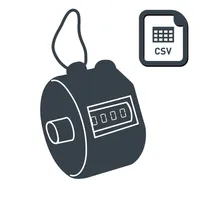 Counter CSV icon