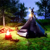 Forest Camping Survival Sim 3D icon